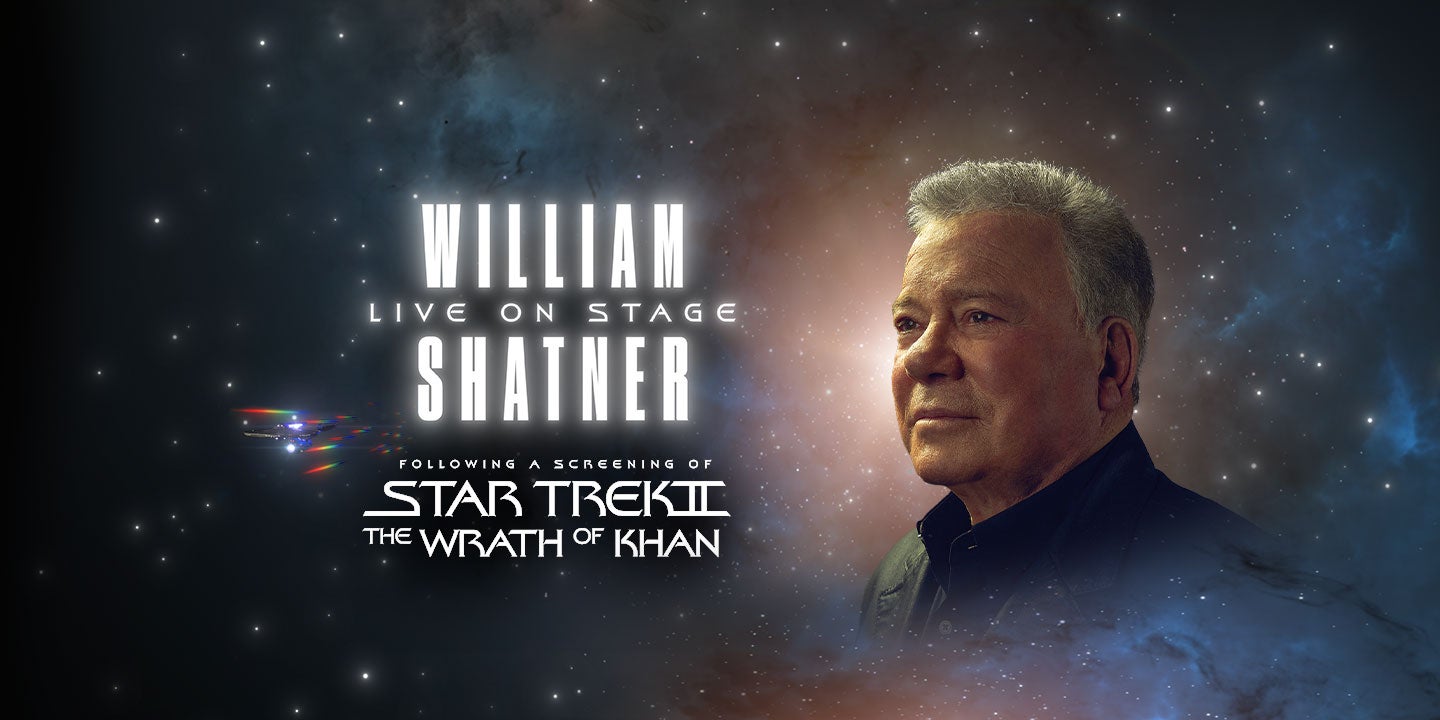 William Shatner Live on Stage with Star Trek II: The Wrath of Khan