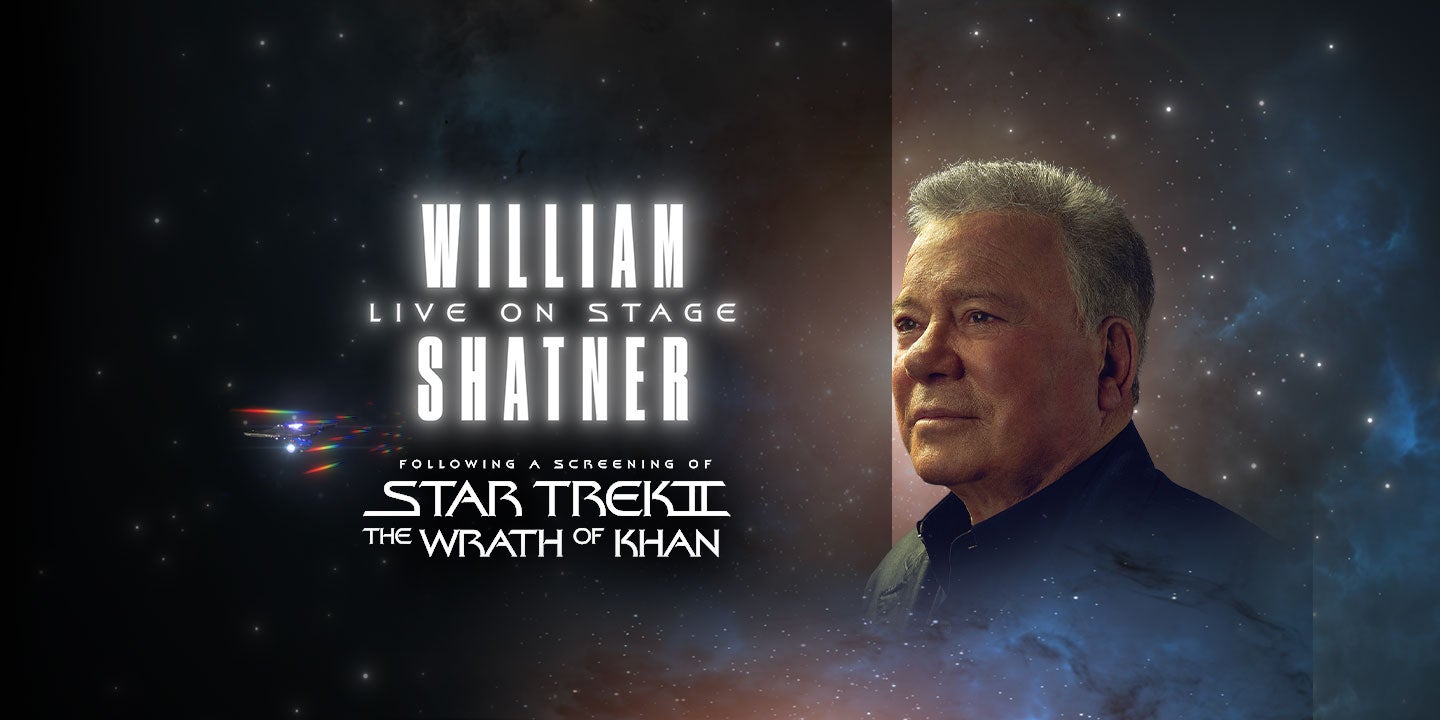William Shatner Live on Stage with Star Trek II: The Wrath of Khan
